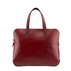 2007 Hermes Maroon Leather Escapade Small Tote Bag