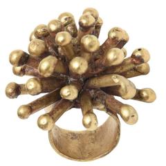 Bronze Studio Sputnik/ Starburst Sculptural Ring 2