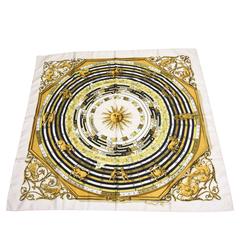 Vintage Fantastic Hermes Astrological Silk Square Scarf