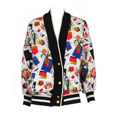 Chanel Quilted Floral Cardigan