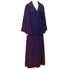 Completo AnnaCat con sfumature viola della fine degli anni '60