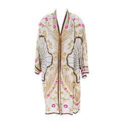 Birjand Gunit Beaded Vintage Evening Coat 1980s Flapper 1920s Style One Size 4