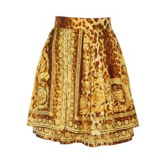 Gianni Versace Wild Baroque Tiered Skirt Spring 1992