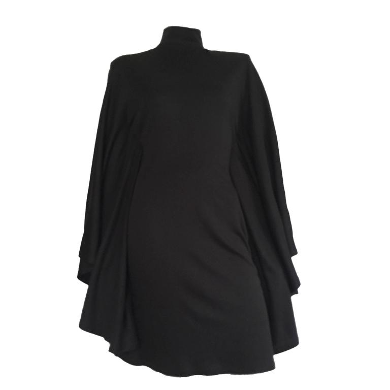 Patrick Kelly Paris 80s Black Dress Size Small. For Sale at 1stdibs