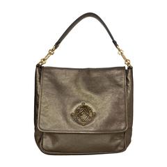 Loewe Bronze Metallic Flap Bag GHW