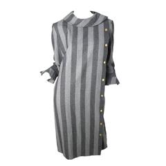 1980s Pierre Cardin Striped Dress 9