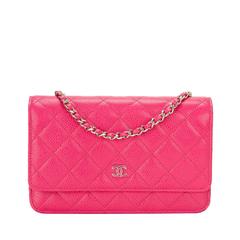 Chanel Classic Black Caviar Wallet On Chain WOC Shoulder Bag For Sale at  1stDibs