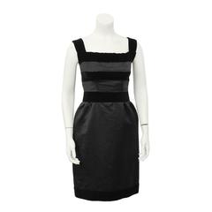 1960's Louis Feraud Gazar and Velvet Couture Cocktail Dress 11