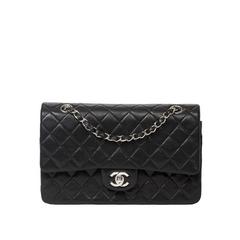 Chanel Timeless Double Flap 25cm Black Leather