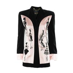 Escada Pink Silk and Cotton Elegant Jacket 10