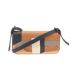 2000s Fendi Barley Multicolor 3D Colorblock Vitello Baguette Crossbody