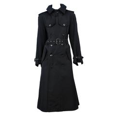 Saint Laurent Early Black Trench Coat