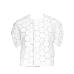 Comme Des Garcons White Polka Dot Jacket