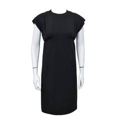 1960's Geoffrey Beene Black Silk Cocktail Dress 6