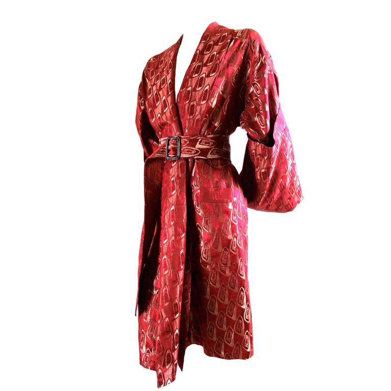 Jean Paul Gaultier Vintage Extra Long Sleeve Kimono with Metal Hook Ups