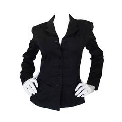 1992 Museum Held Azzedine Alaia Black "Corset" Jacket 12