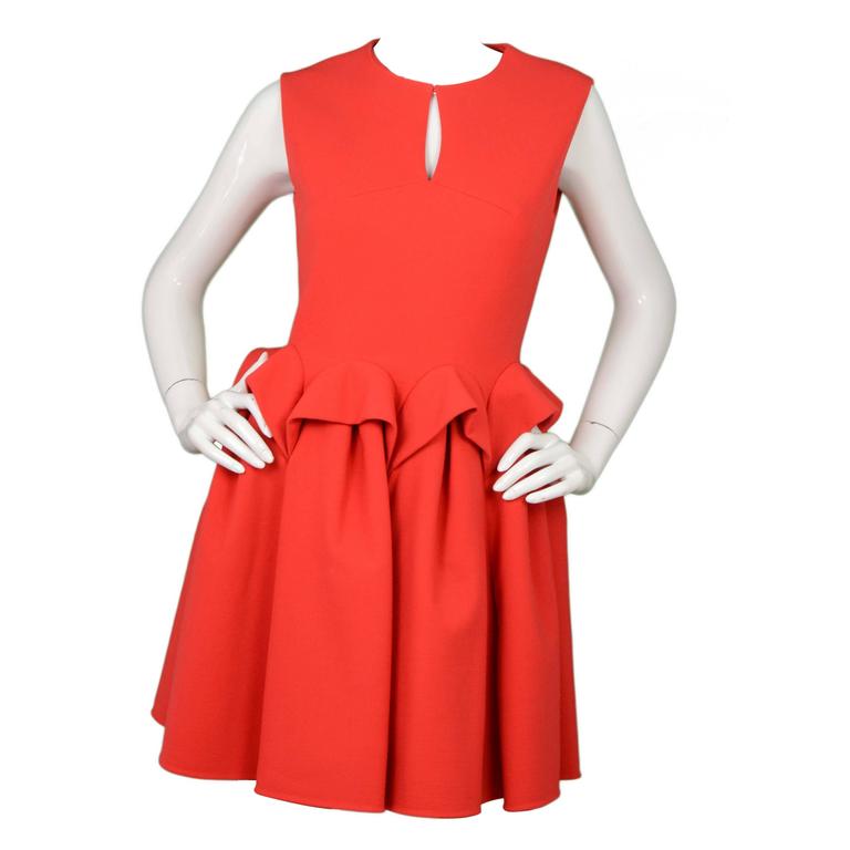 Delpozo red deals dress