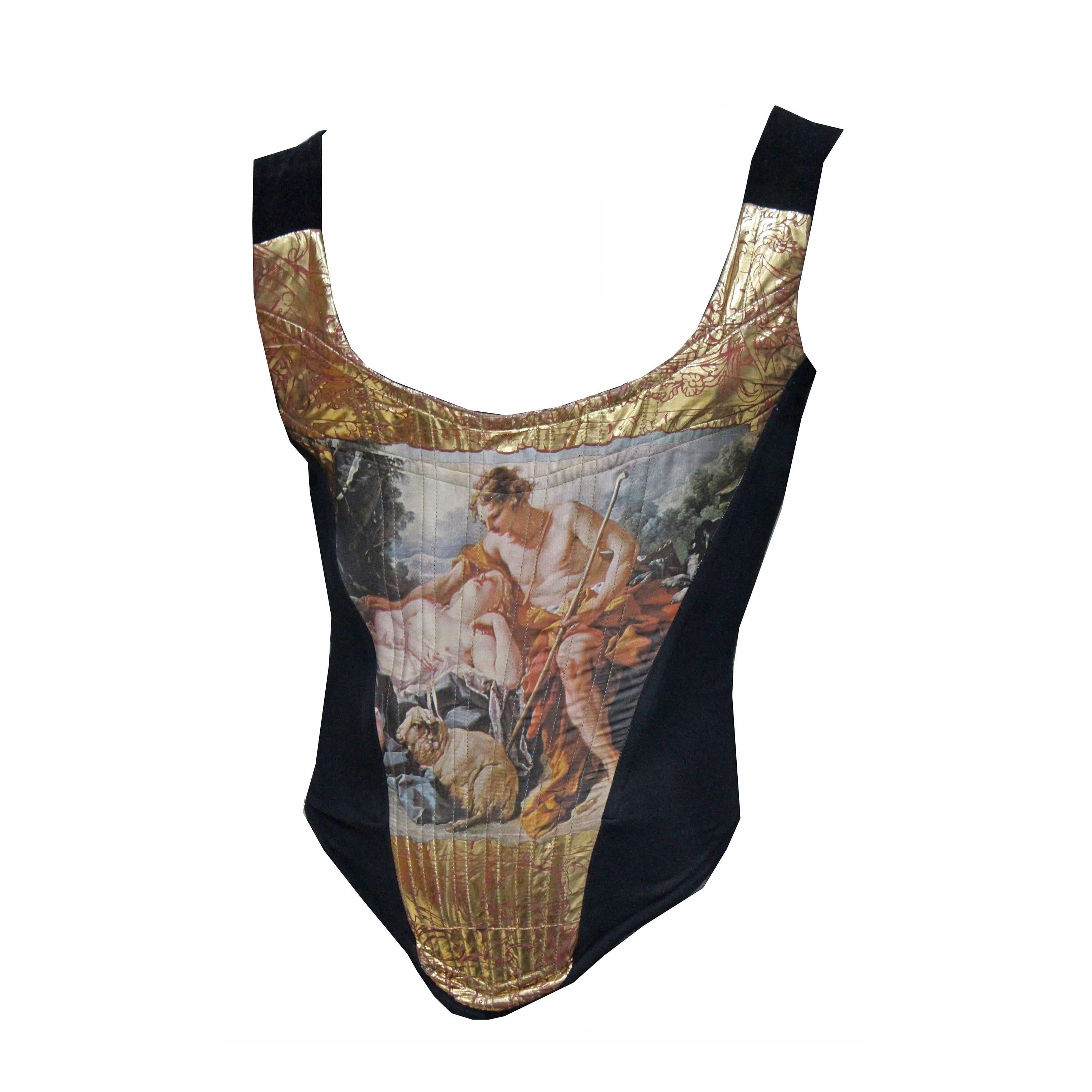 Iconic Mens Vivienne Westwood Boucher Corset From The Portrait Collection c.1990