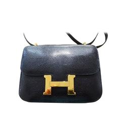 Hermès Constance 18 Black Lizard