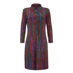 1970s Vintage Leonard Colourful Jersey Dress 10