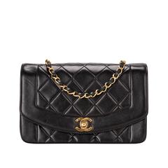 Chanel Vintage Black Quilted Lambskin Small Classic Flap Bag