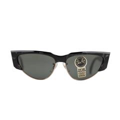 Vintage RAY-BAN B&L Black marbled ONYX Sunglasses W1297 G-15 lens EYEWEAR w/CASE MP