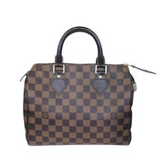 Louis Vuitton Speedy 25 Damier Ebene Handbag in Box