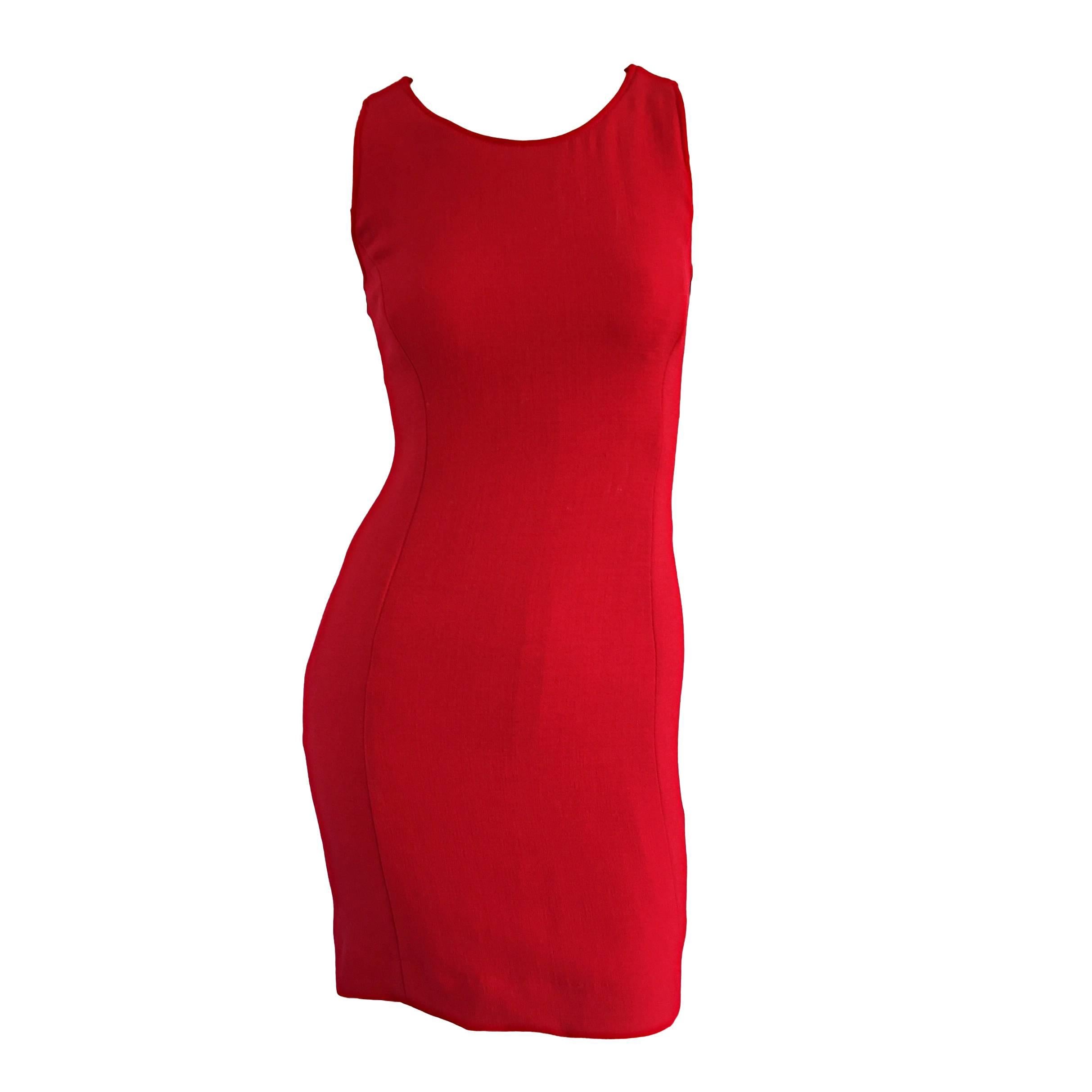 red dress size 4