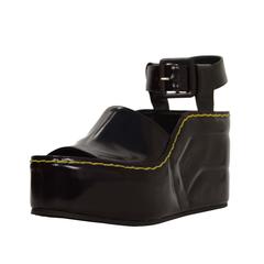 Celine Black Open Toe Platform Sandals sz 40