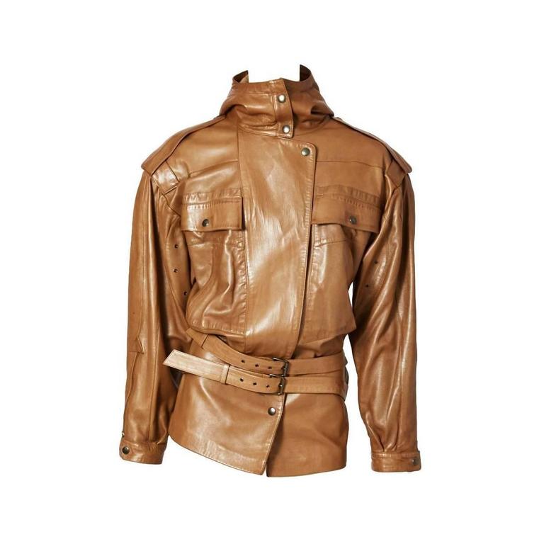 Montana Leather Jacket at 1stDibs | montana leather jacket mens, claude  montana leather jacket
