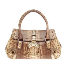 Dolce & Gabbana Flap Satchel Snakeskin