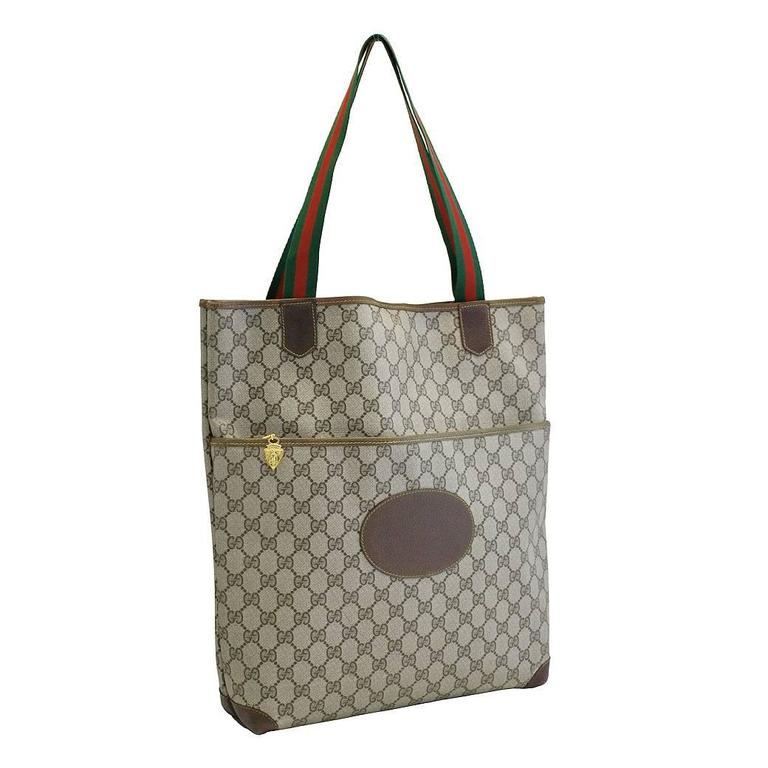 1970&#39;s Gucci Monogram Tote Bag at 1stdibs
