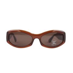 CHANEL Brown SUNGLASSES 5029 c.612 56/18 135 Women QUILTED Frame w/CASE & SERIAL