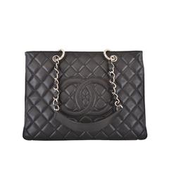 CHANEL TIMELESS CC GRAND SHOPPER SILVER HARDWARE MINT JaneFinds