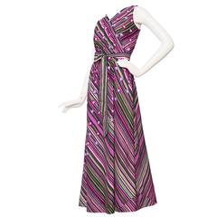 1970s Pierre Balmain Silk Dress 3
