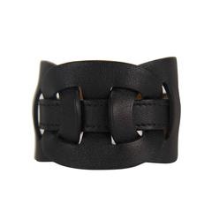 Hermès Bracelet S FETISH swift leather Black 2012.