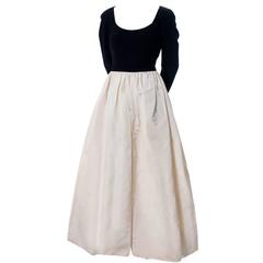 1970s Pauline Trigere Vintage Dress Long Maxi Marshall Field