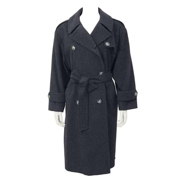 1980s Celine Grey Wool Coat For Sale at 1stDibs | celine grey coat ...