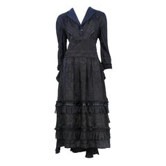 Comme De Garcons Black Floral Wedding Dress