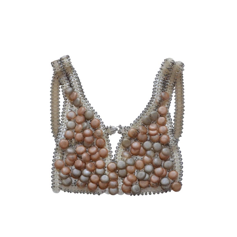 PACO RABANNE Early 1960's "BRA TOP " Bodice Piece For Sale at 1stDibs