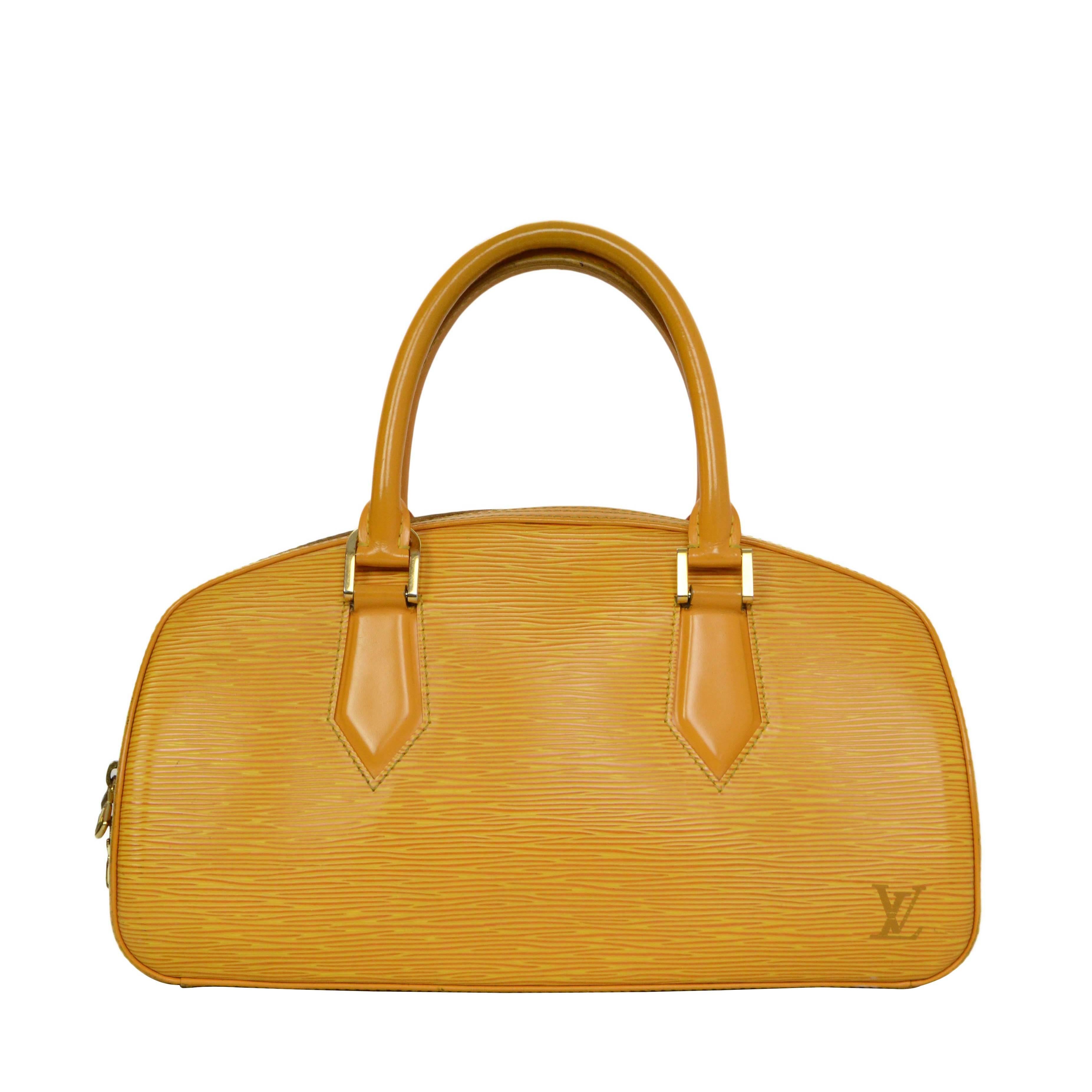 Louis Vuitton Yellow Epi Leather Jasmin Bag GHW