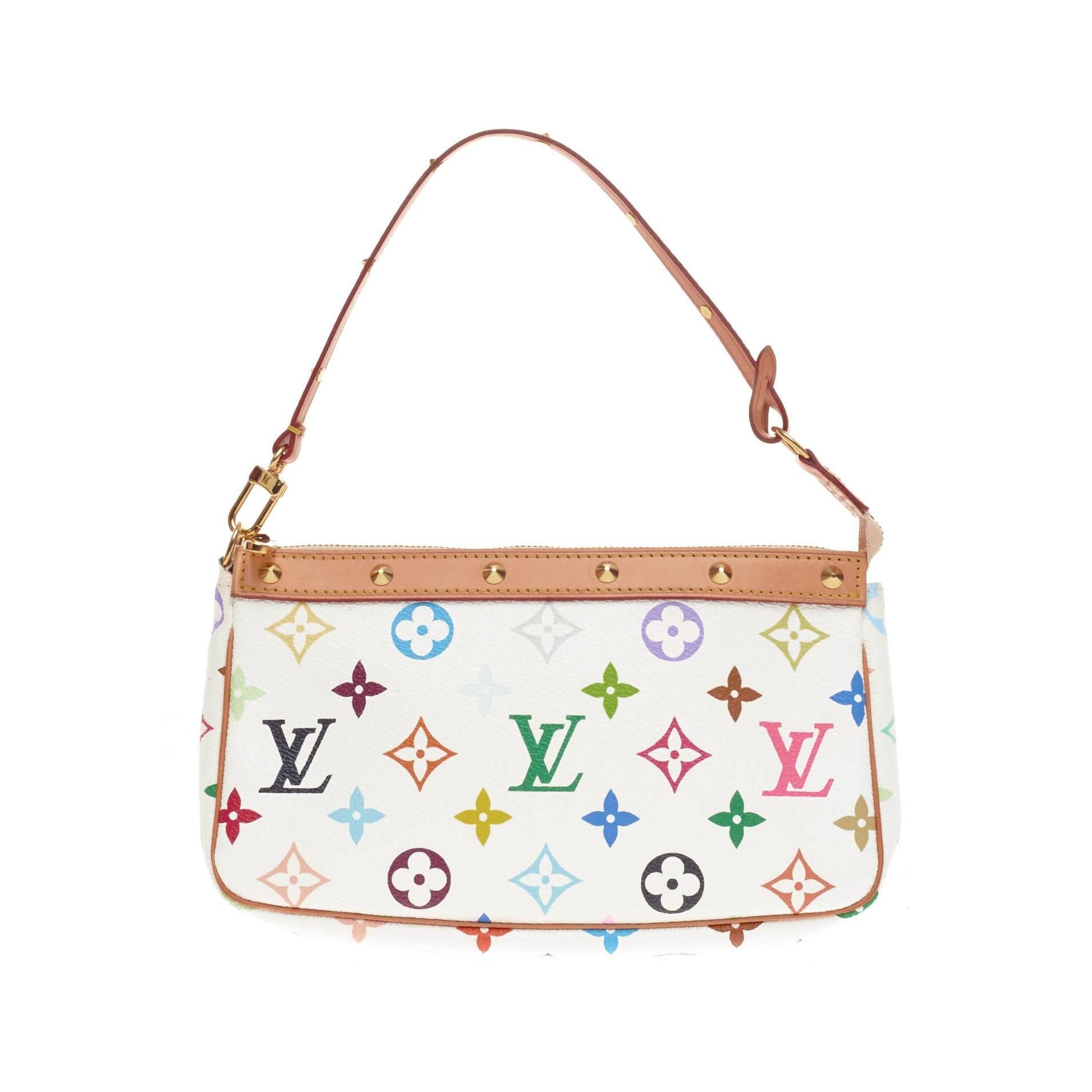 Louis Vuitton Multicolor Murakami Pochette Bag - For Sale on 1stDibs