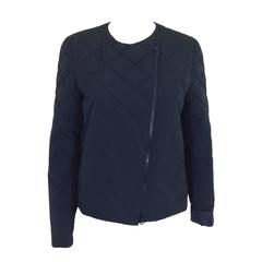 Navy Brunello Cucinelli quilted jacket         Size 42