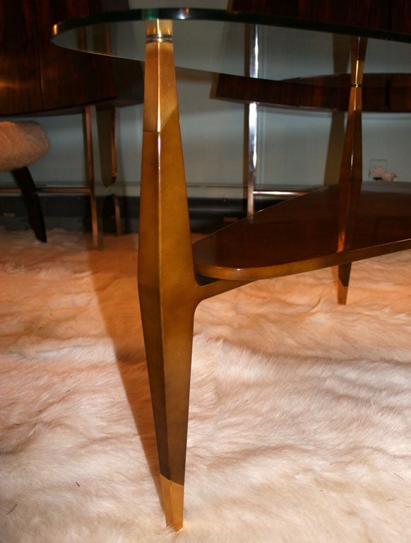 20th Century Raphael Triangular Coffee Table For Sale