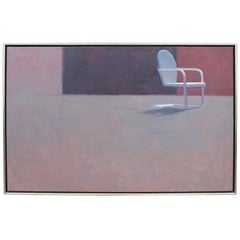 Wonderful Oil on Canvas Painting by Tom Berg "Absent Symmetry"