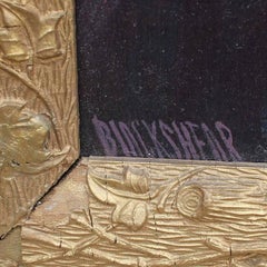 Kathleen Blackshear - Portrait de femme en robe violette (début de sa carrière)