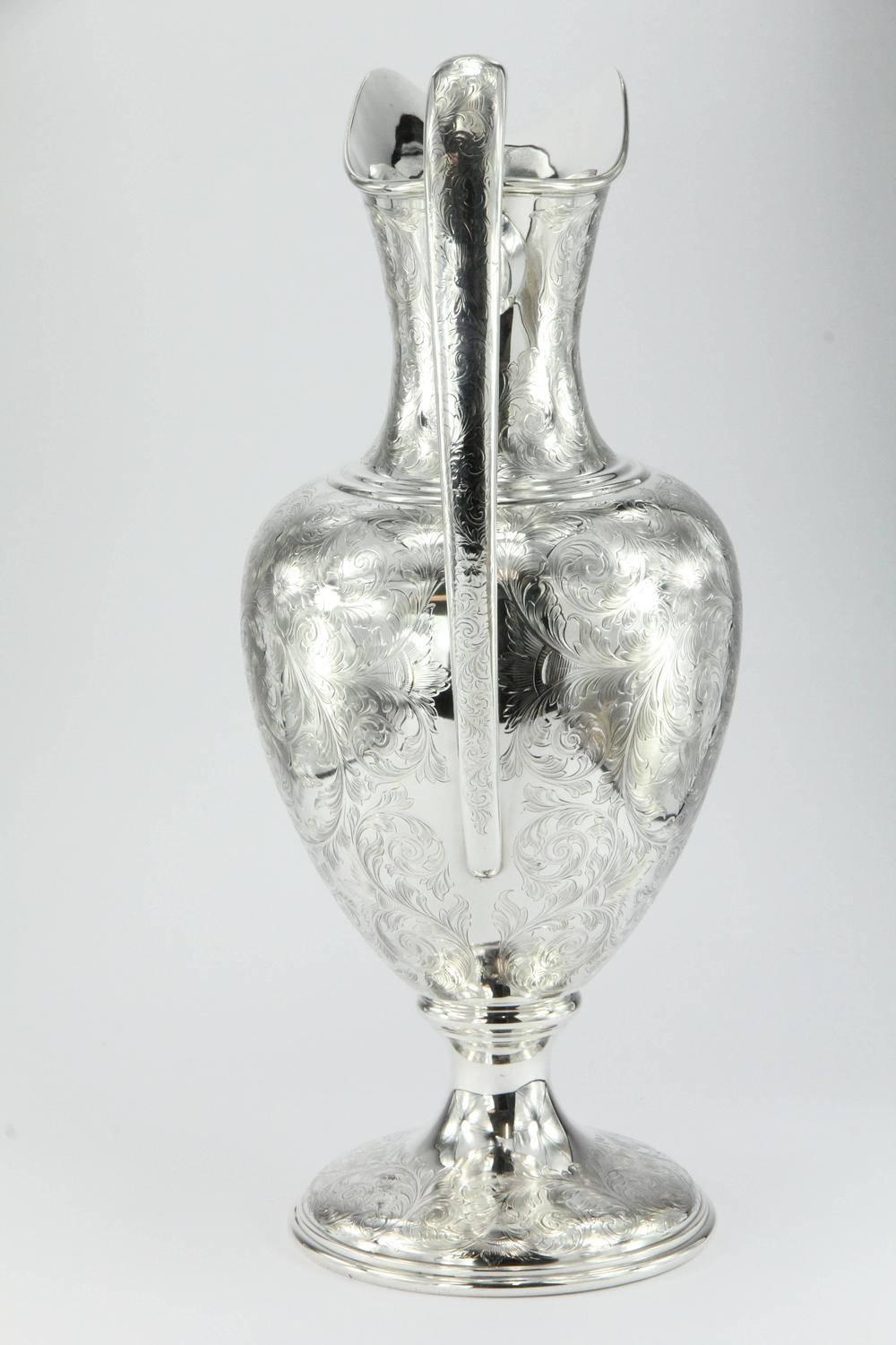 Art nouveau Trophée de course Hambletonian en argent sterling de 1915 de Gorham pour l'aiguière Goshen, NY en vente