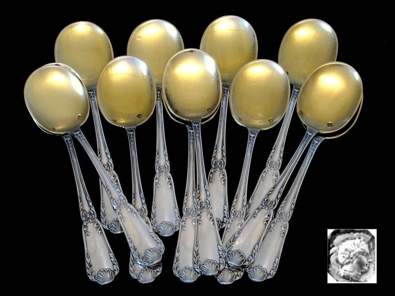 sterling silver ice cream spoons