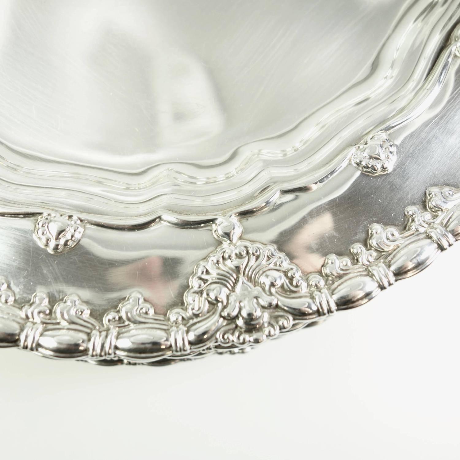 American Tiffany & Co. Sterling Silver Plates Set of Ten, Circa 1905 For Sale