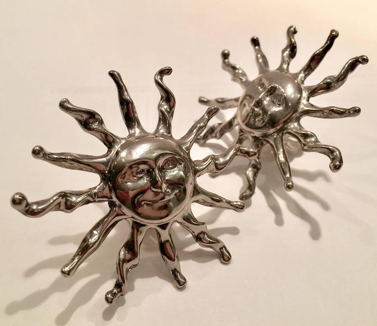 nighttime holiday earrings
